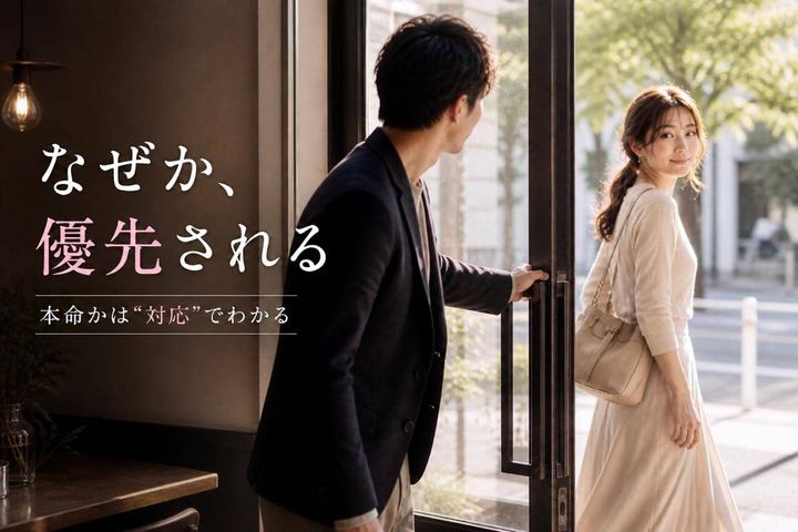 なぜか優先してくれる。男性が本命にだけ見せる“対応の違い”とは