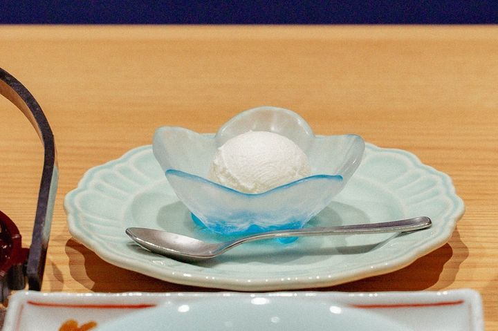 デザート「お米アイス」