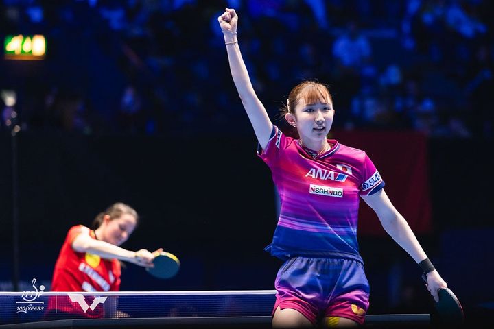 早田ひな（C）ITTF