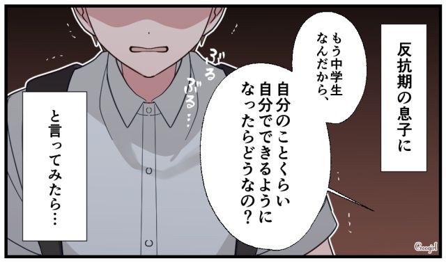 「だって、やり方がわかんないんだもん…」反抗期の息子の意外な素顔がかいま見えた話