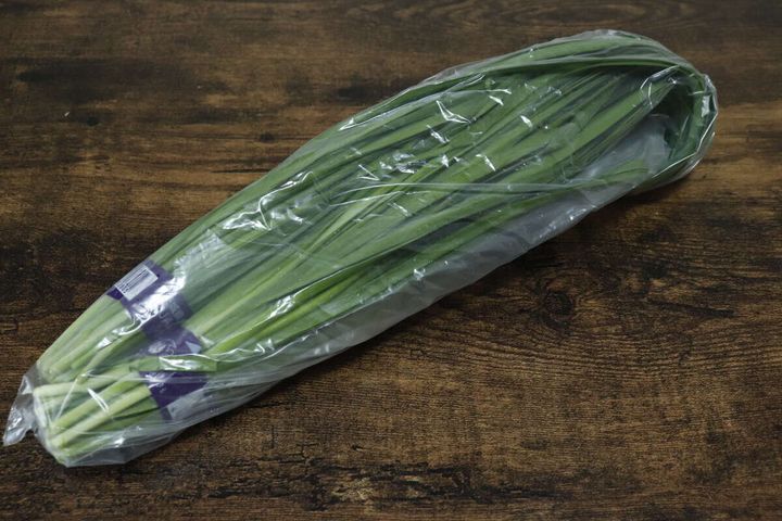 ダイソーのホタテの貝殻を練り込んだ鮮度保持袋の使用例