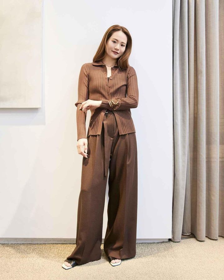 画像: ポロカーディガン￥28,600・