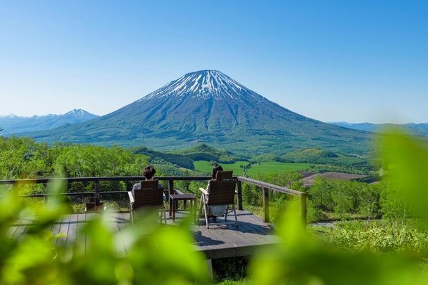 ゴンドラを降りれば、羊蹄山が目の前に！