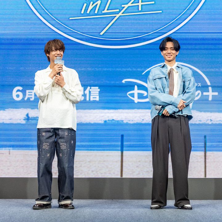 ファンの前で新番組『King & Prince がまちあわせ in LA』をサプライズ発表！