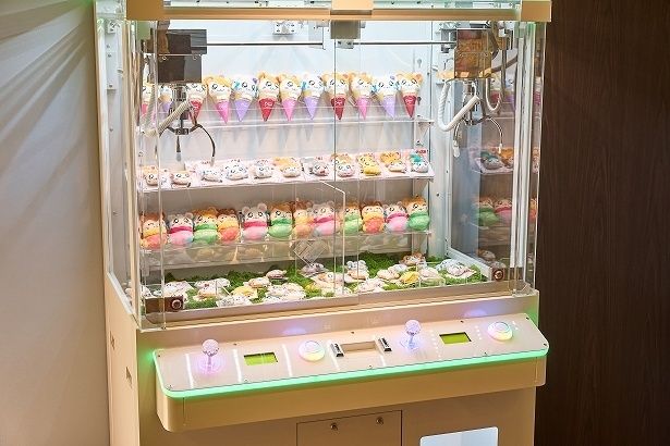 クレーンゲームでは、オリジナルのハムちゃんずグッズが獲れるかも
