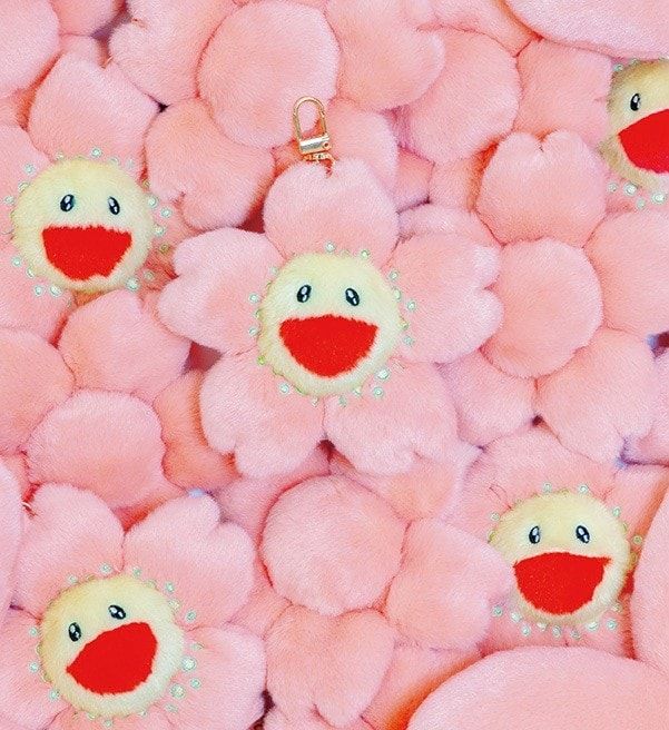 Cherry Blossom Plush Mascot Keychain 