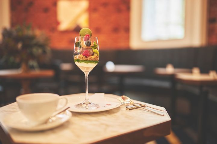 「カール・ヴァルザー」展 コラボレーションパフェ ¥1,800