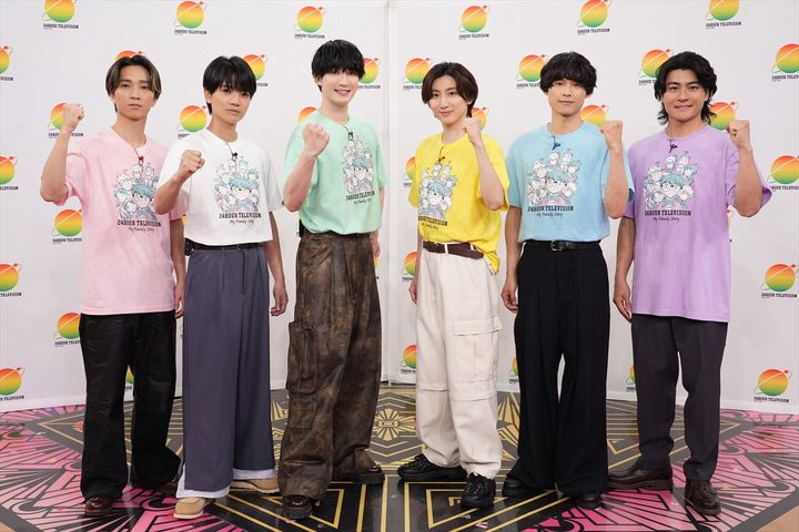 SixTONES、『24時間テレビ49-愛は地球を救う-』チャリティーパートナーに就任 （C）日本テレビ width=