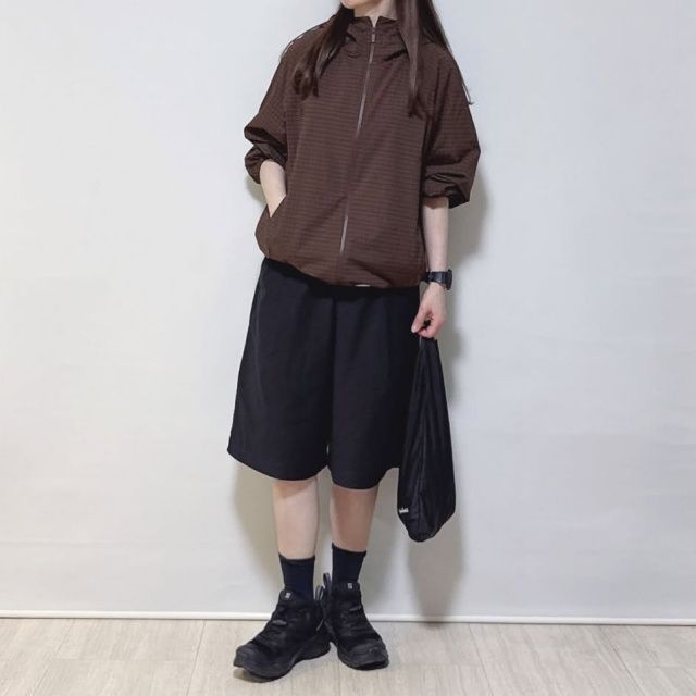UNIQLO「ジャージータックハーフパンツ」