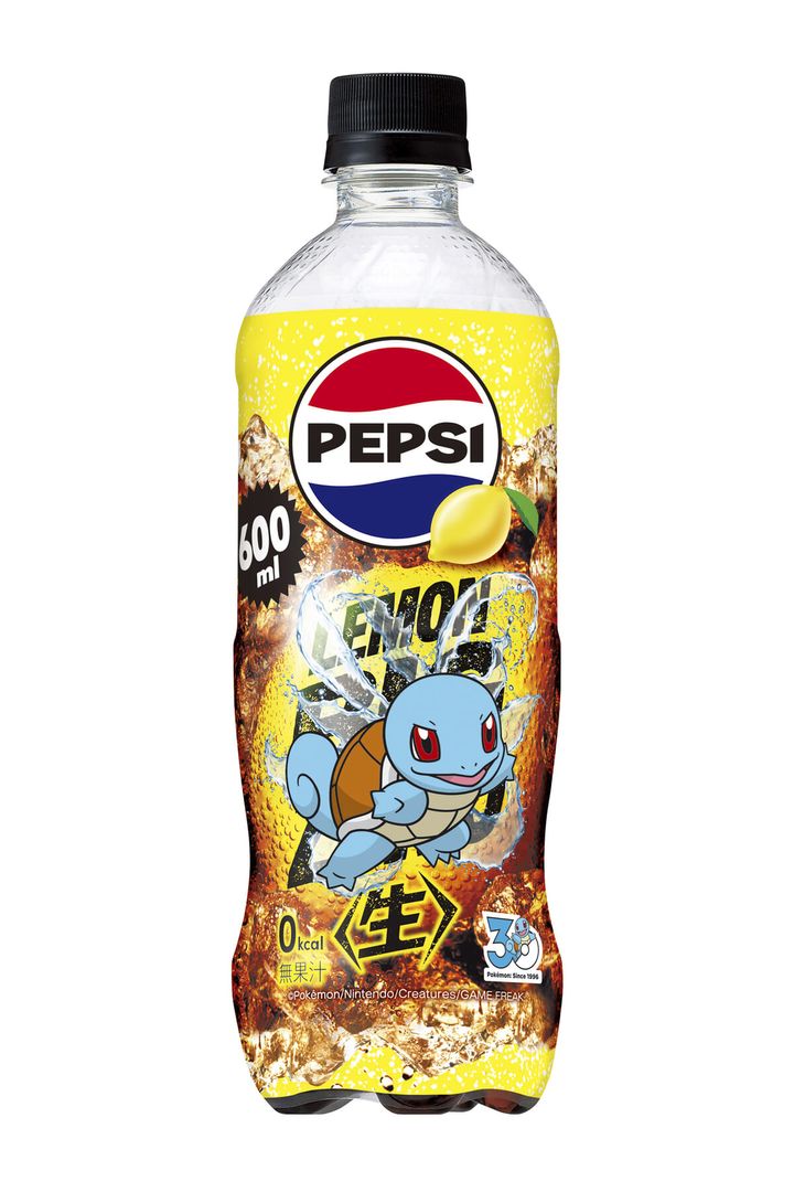 ペプシ〈生〉 BIG ZERO LEMON ポケモンデザインラベル