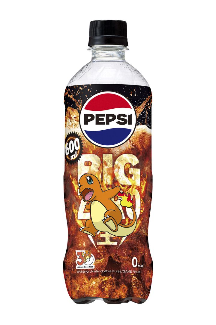ペプシ〈生〉 BIG ZERO ポケモンデザインラベル