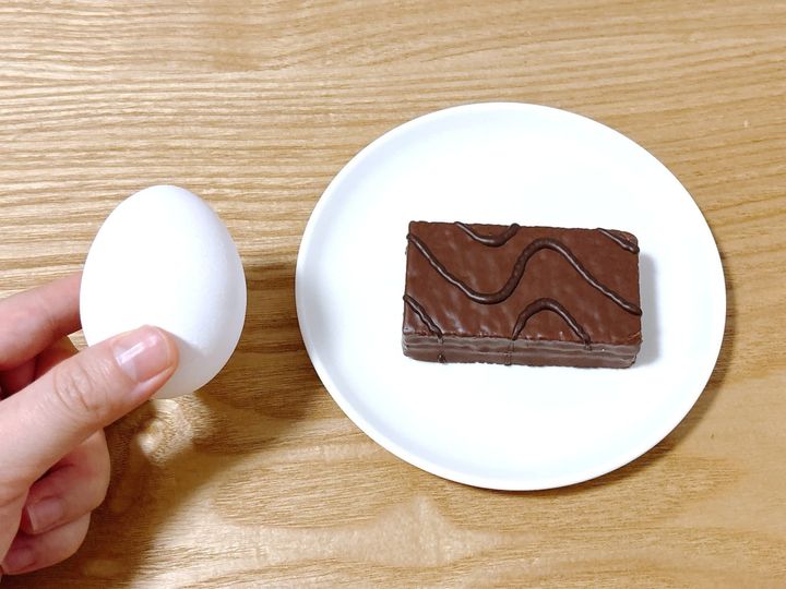 卵（Mサイズ）と比べても、ひとまわり大きいサイズ感