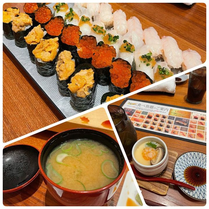食べ放題にはこれらのお寿司が出てくる