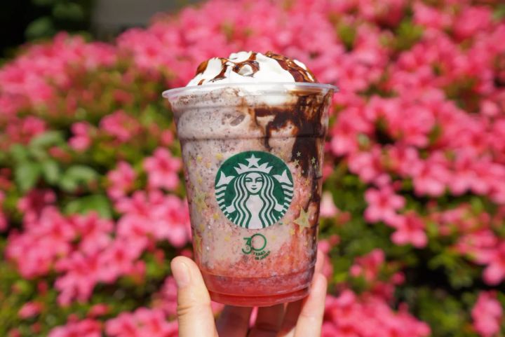 「イチゴ チョコレート フラペチーノ®」全体