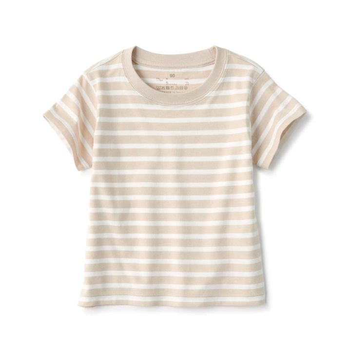 【無印良品】着替えが楽になる「ベビー天竺編みTシャツ」（画像出典：公式Webサイト）