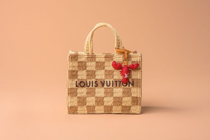 LOUIS VUITTONのラフィア・ショッパー・トート