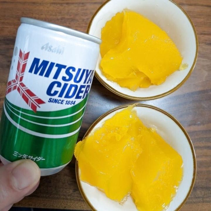 サイダーを入れても美味しいです！