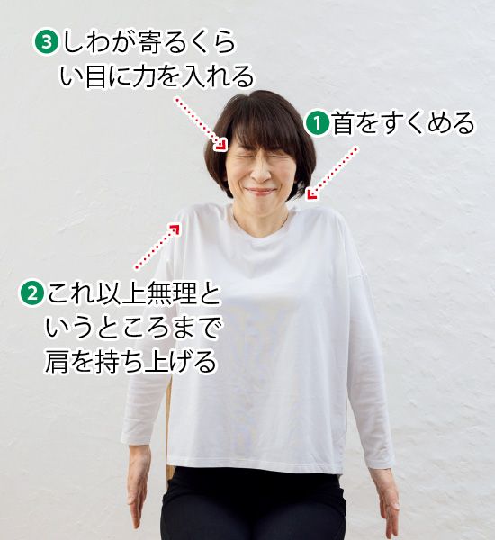 【1分ほぐし1】首と目に力を入れてリフレッシュ