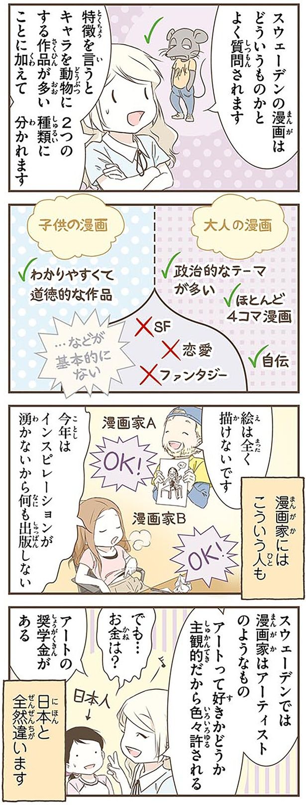 日本と全然違います （C）オーサ・イェークストロム／KADOKAWA
