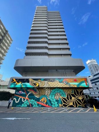 【福井県美浜町】日本の大衆芸術を表現！大阪・関西万博の壁画「希望の系譜」が移設＆完成披露会を開催