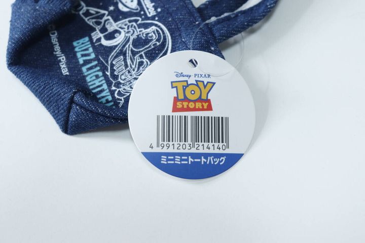 セリア ミニミニトートバッグ（デニム風） 商品タグ JANコード