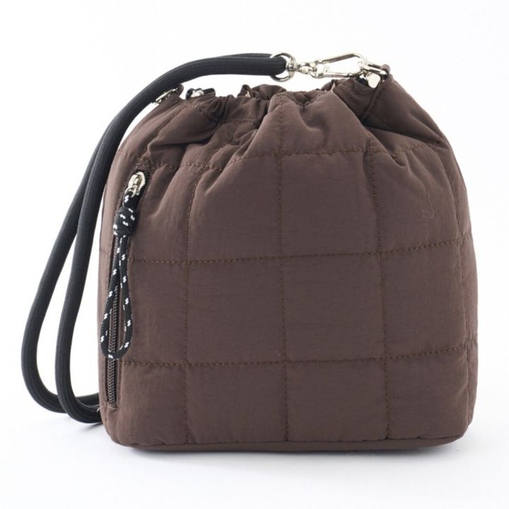 しまむらのリバーシブル巾着バッグ（pu's'elect）