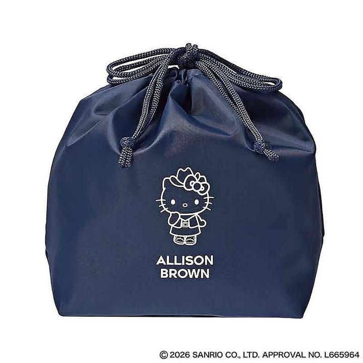 ハローキティ× ALLISON BROWN セットでも単品でも可愛いトート＆巾着（画像出典：Amazon）