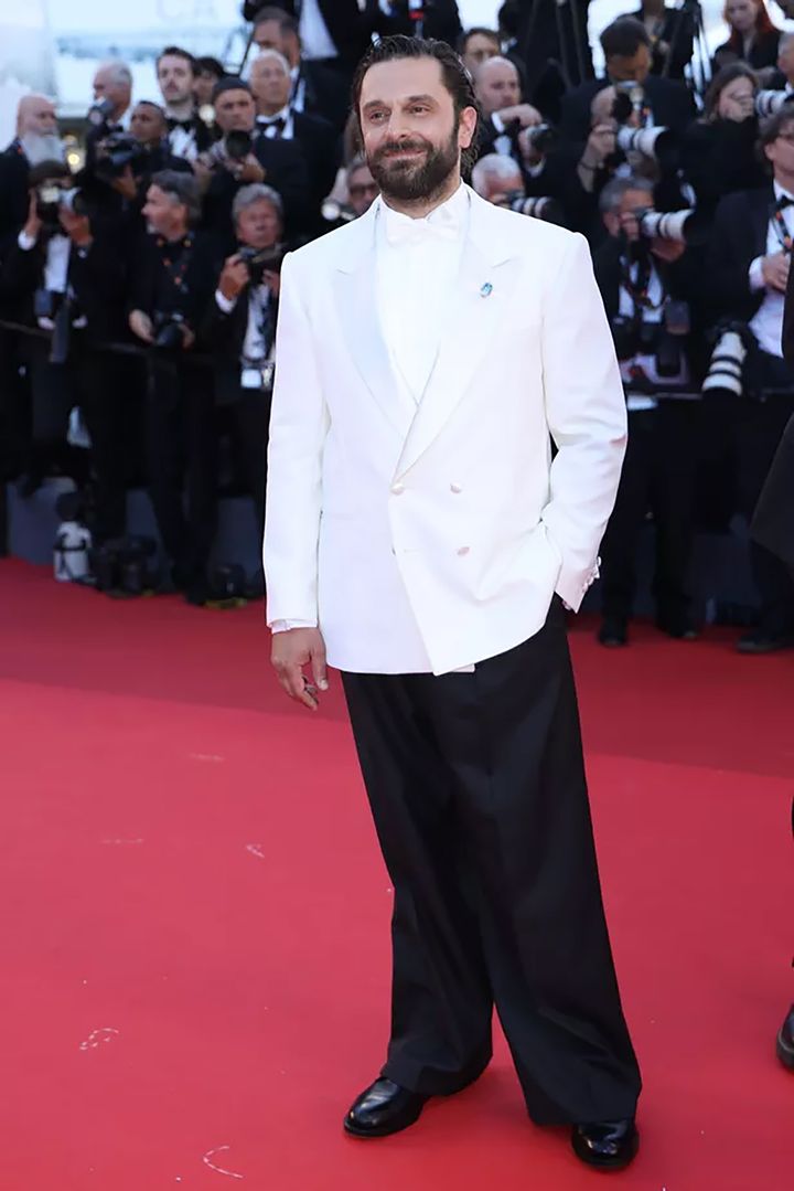ピオ・マルマイ、カンヌ国際映画祭のレッドカーペットにて。（