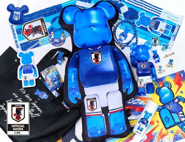 画像: BE@RBRICK「サッカー日本代表Ver.」100％＆400％発売決定！1000％クッションなど全13種…6月5日より順次発売