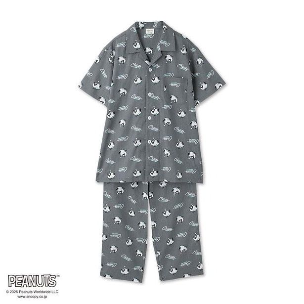 「メンズ パジャマ(ダークグレー)」(2420円)