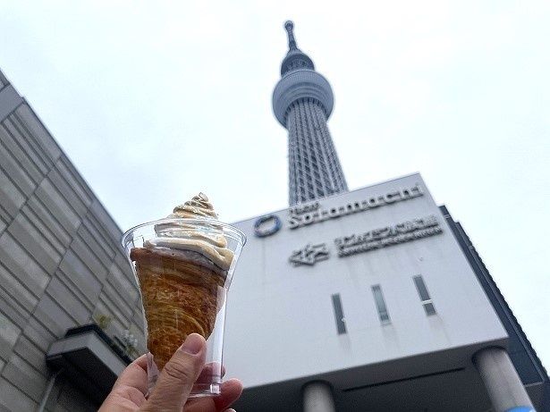 東京スカイツリー(R)と写真を撮りたくなる限定商品を販売するニューオープンの「BAKERY CAFE C」