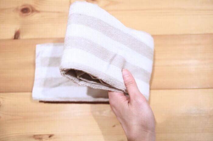 たった数秒でこの差！ホテルで採用される定番の『タオルの折り方』ふっくらして高級感がある♡