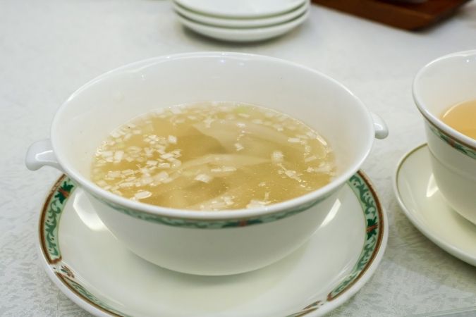 中国料理 桃花林 ワンタンスープ