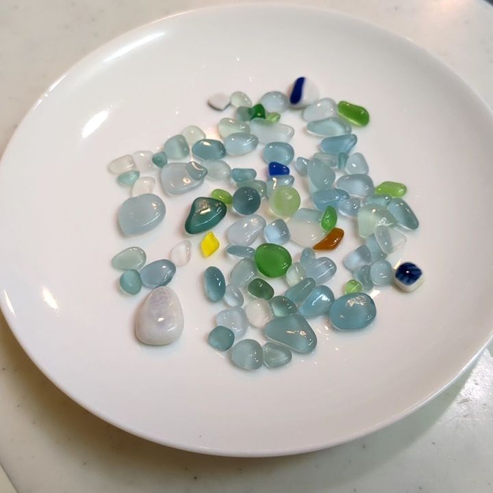 消毒、水洗い完了！