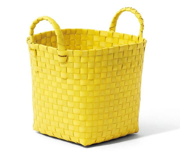 ポリプロピレン 梱包用バンド 小 イエロー（直径25×高さ20cm） ¥590／無印良品