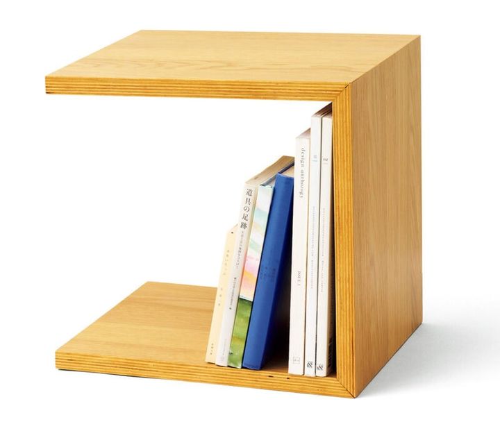 コの字の家具 オーク材 35cm（幅35×奥行30×高さ35cm） ¥6,990／無印良品