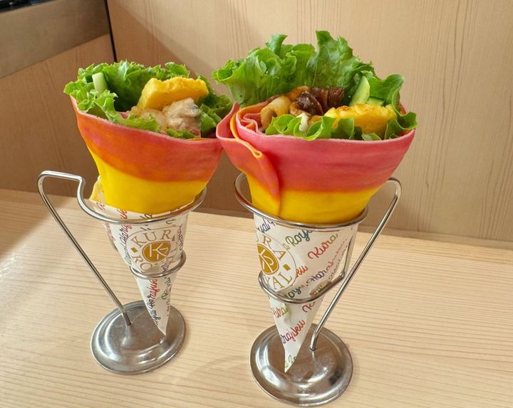 寿司屋ならではの創作クレープ「sushiクレープ」