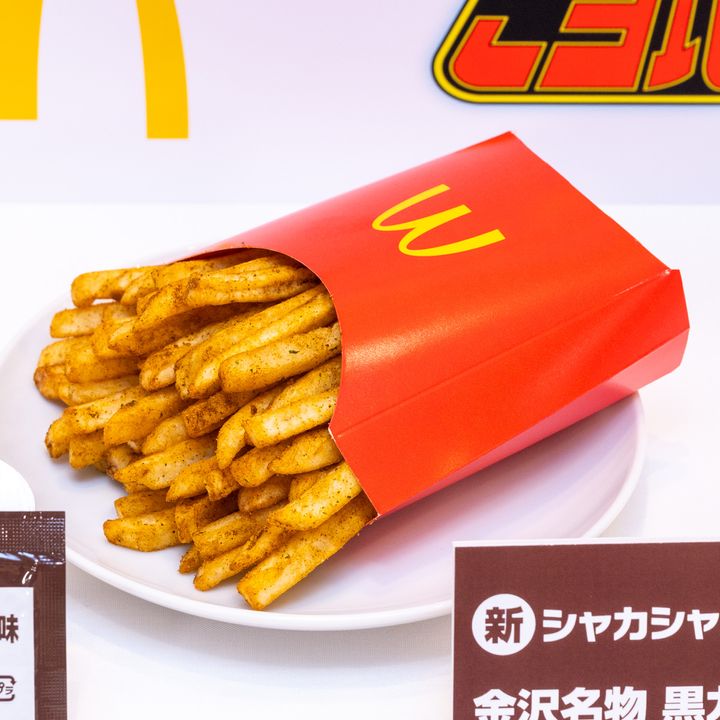 シャカシャカポテト 金沢名物黒カレー味 撮影
