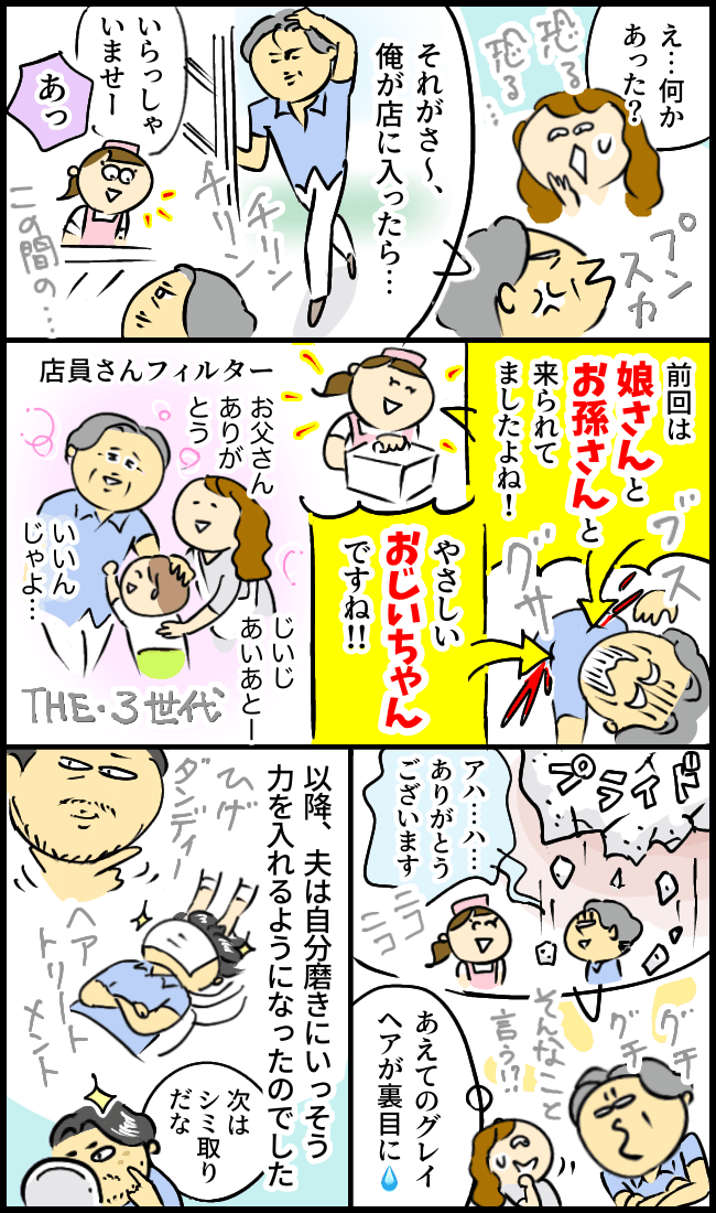 若見えに自信を持っていた夫