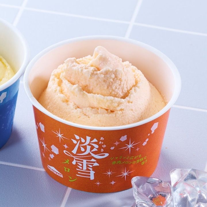 シャトレーゼ 季節限定アイス 淡雪メロン1個