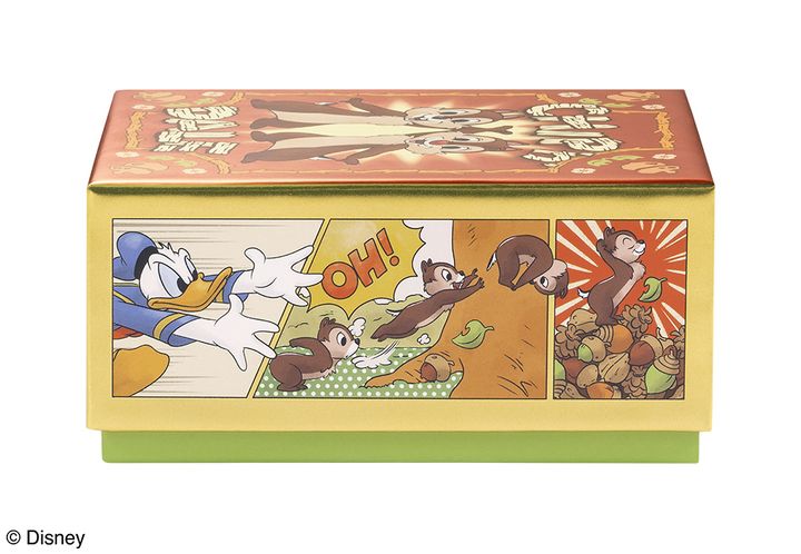ドナルドダック、チップ＆デール/ショコラサンド「見ぃつけたっ」 10枚入 パッケージB「チップ＆デール」デザイン04