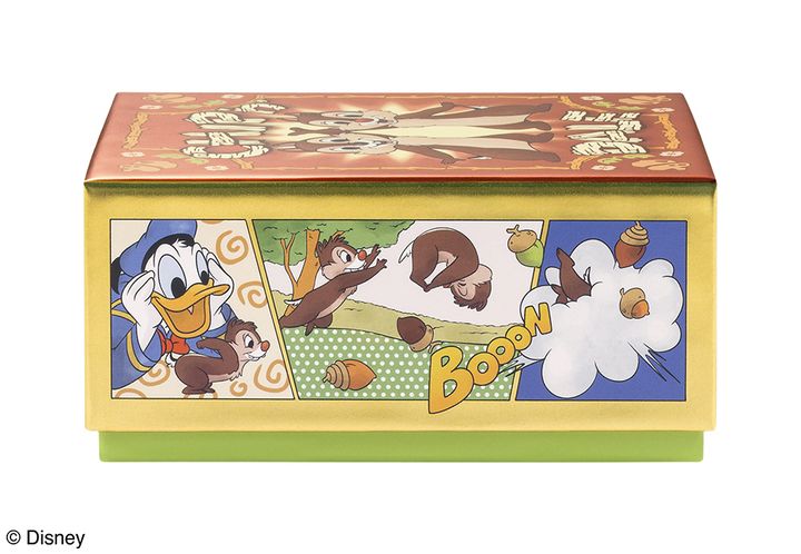 ドナルドダック、チップ＆デール/ショコラサンド「見ぃつけたっ」 10枚入 パッケージB「チップ＆デール」デザイン03