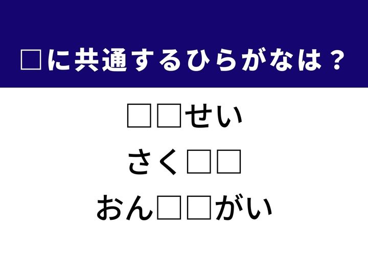 3つの言葉の空欄を埋めて正しい日本語を完成させるクイズです。学問や技術を教え導く人、目的達成のための緻密な計画、癒されるエリアをヒントに、共通のひらがな2文字を導き出しましょう。