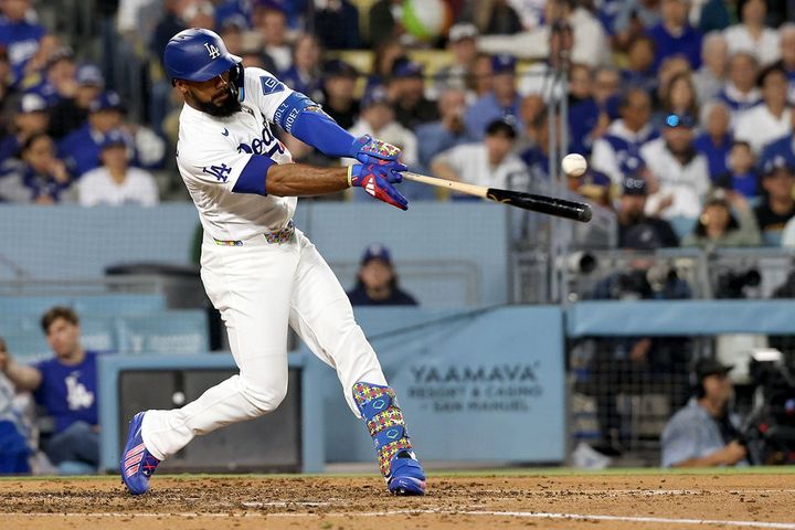 ドジャースのテオスカー・ヘルナンデス（C）Getty Images