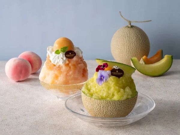 【神奈川県横浜市】ヨコハマ グランド インターコンチネンタル ホテルのラウンジにメロンと桃を使ったかき氷登場