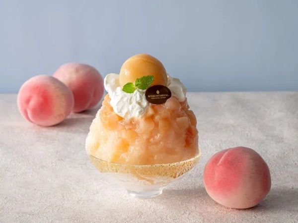 【神奈川県横浜市】ヨコハマ グランド インターコンチネンタル ホテルのラウンジにメロンと桃を使ったかき氷登場