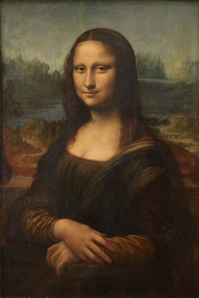 レオナルド・ダ・ヴィンチ《モナ・リザ》 1503-19年、ルーヴル美術館、パリ（フランス）