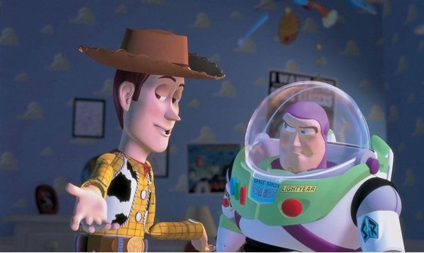 カウボーイ人形のウッディは、アンディのお気に入りのおもちゃ [c]1995 Disney Enterprises, Inc. / Pixar. All Rights Reserved.
