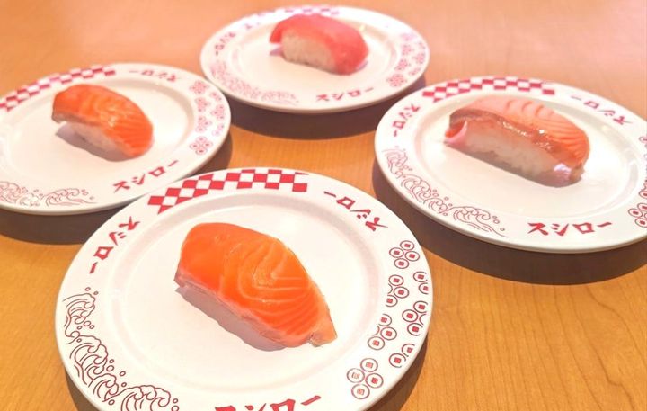 「青森産 生サーモン」シリーズと「本鮪中とろ」のイメージ