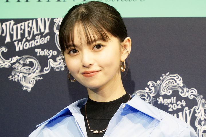 齋藤飛鳥さん（2024年4月11日、時事通信フォト）